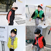 Streaky trẻ em quần áo trẻ em bé bông vest 2017 mùa đông mới của Hàn Quốc phiên bản của dày ấm vest áo khoác nam và cô gái