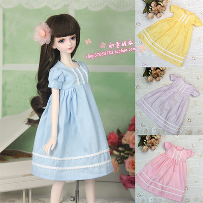 taobao agent Spring candy color dressing dress BJD SD doll clothes 1/4, four minutes, 3 minutes, 6 minutes, giant baby