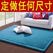 trẻ em nhung san hô thảm tatami giường thảm phòng ngủ phòng khách cửa sổ vịnh mat tùy chỉnh dày bò mat - Thảm