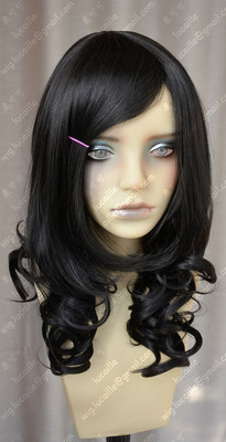 taobao agent Long bangs, wig, natural look, cosplay