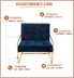 Thép không gỉ cà phê cửa hàng bàn ăn và ghế các nhà sản xuất xử lý tùy chỉnh sofa đơn giản class lười biếng sofa kim loại Ghế sô pha
