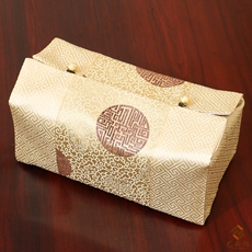 Коробка для салфеток 艺必旭 经典中式简约现代条纹纸巾抽 纸巾盒套特色工艺品创意车用