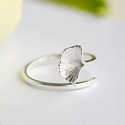 Nhẫn nữ nhẫn bạc sterling bạch kim nhẫn Nhật Bản và Hàn Quốc cá tính tươi s925 sterling bạc nhẫn nhẫn mở ngón tay nhẫn