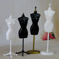 30 CM dress up nữ doll hanger phụ kiện quần áo thiết kế người giả hình người đứng màu đen và trắng loạt các búp bê công chúa