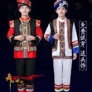 Trang phục Miao mới, trang phục khiêu vũ Zhuang nam, trang phục, dân tộc thiểu số, quốc tịch Li, trang phục múa Đại