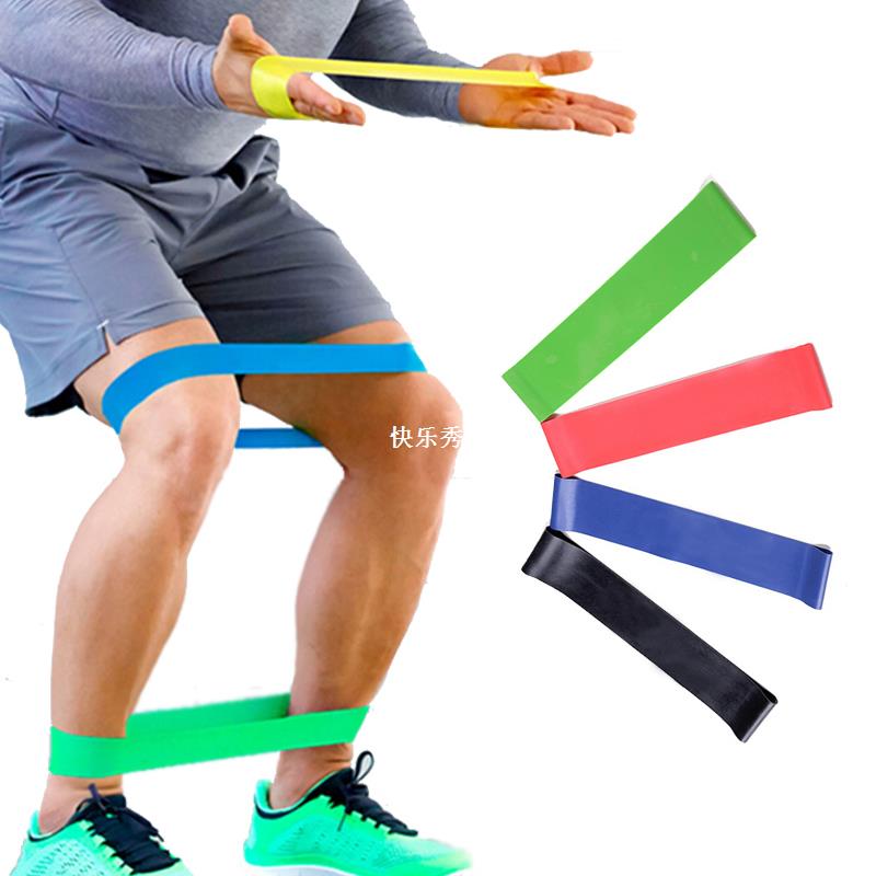5 LEVELS RESISTANCE BANDS YOGA GYM STRENGTH TRAINING FITNESS