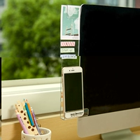 Ноутбук, дисплей, акриловый экран, держатель для телефона с зарядкой