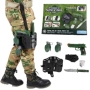 Bộ đồ chơi quân sự cho trẻ em Bộ súng trinh sát cho bé Thiết bị CS Battle Outdoor Model Đạo cụ Súng lục lựu đồ chơi cho bé 1 tuổi