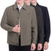 Trung niên và người đàn ông lớn tuổi của mùa thu áo khoác cha 50 người đàn ông của áo khoác cũ 60 ông nội 70 tuổi 80 mỏng áo sơ mi nam Áo khoác
