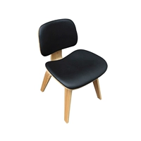 Bắc âu thiết kế sáng tạo gỗ rắn da tựa lưng ghế đơn giản đồ nội thất hiện đại thời trang ghế ghế xoay giá rẻ