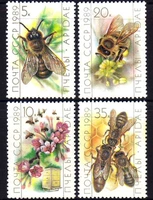 Советский штамп 1989 Советская пчела -Кернель Пчела 4 Новый каталог 6069