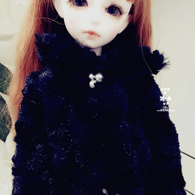 taobao agent [Branci] BJD SD doll clothes 6 minutes, 4 cents, 3 points, plush jacket winter new model (inner two colors)