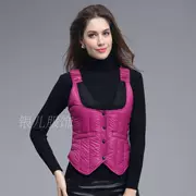 2015 mùa thu nhẹ mỏng Slim thời trang của phụ nữ xuống vest phiên bản Hàn Quốc của nhà máy vest vest ấm áp trực tiếp - Áo thể thao