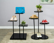 Showcase show rack rack display display shoes display in the left display show giày tầng giày sắt rèn giá giày dép