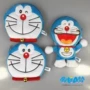 Doraemon búp bê tay màu xanh chất béo máy mèo cô gái dễ thương phim hoạt hình anime xung quanh đồng xu ví thẻ gói những sticker cute