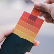 Gói thẻ siêu mỏng DAX thế hệ thứ hai ví tiền xu mới đầy màu sắc cascading kéo gói thẻ đơn giản bộ thẻ ngân hàng gradient