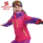 Sporland mùa đông mới trẻ em mặc đồ trượt tuyết cho bé trai và bé gái áo bomber trẻ em 