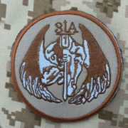 Con dấu 3 đội Dark Angel Army Arms Morale Armband Velcro Thêu cá tính Badge Badge Ba lô
