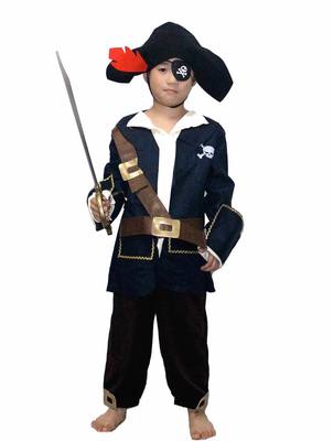 taobao agent COS万圣节舞会服装 儿童游戏派对服装 海盗服 宫廷小海盗服