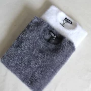Áo len nam mùa đông 2018 màu lông cừu trẻ trung thanh mảnh dài tay áo len cổ tròn phiên bản Hàn Quốc của áo len len cổ lọ