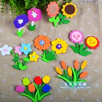 Макет для школьников для детского сада, украшение, доска на стену из пены в форме цветка, подсолнух, в цветочек
