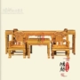 Bàn ghế gỗ nguyên khối Việt Nam Jinsi Nanmu phòng khách cổ Zhongtang Linh Chi Ghế trường hợp để bàn hoa đứng sáu bộ - Bàn / Bàn 	mua bàn gỗ cổ điển