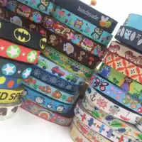 Компьютерная вышивка, мультяшная лямка, кружевная торговая марка с тканым знаком, декоративный пояс, тканевая этикетка, этикетка с ремешком с промытым знаком