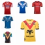 Quần áo bóng bầu dục 2017 World Cup Samoan Tonga đội new rugby jersey quần áo bóng đá áo thun chơi bóng bầu dục