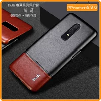Một cộng với 6 màu khâu da giả điện thoại Bao da OnePlus6 dành cho doanh nhân Bao da 1 + 6 phụ kiện bảo vệ tay áo mỏng và nhẹ ốp lưng samsung note 10 lite