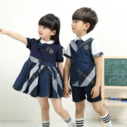 Đồng phục trẻ em tùy chỉnh 2018 quần áo mẫu giáo mùa hè mới cho trẻ em Trang phục trẻ em tiểu học và trung học phục vụ lớp thể thao