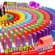 Gói domino 1000 miếng đồ chơi cạnh tranh của trẻ em cơ quan xây dựng khối thông minh tiêu chuẩn