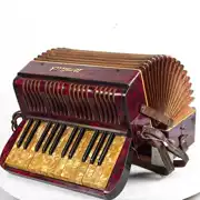Đồ cổ châu Âu thế kỷ trước và các đồ vật cũ kiểu bàn phím phương Tây kiểu cũ accordion 25 phím 32 bass 8 sản phẩm - Nhạc cụ phương Tây