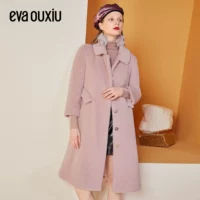 Áo khoác nữ Yihua Ou Xiu 2018 mùa đông mới của phụ nữ Pháp hạt nhung lông tổng hợp để giữ ấm - Faux Fur áo lông