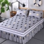 Khăn trải giường bằng vải cotton trải giường đơn mảnh Simmons bảo vệ 1.5 1.8 2.0m mét trải giường trượt drap giường có viền