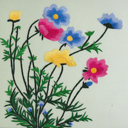 Nổi tiếng cổ thêu nghệ thuật thêu thêu diy kit người mới bắt đầu handmade sơn trang trí với stitch hoa 25 * 25 CM