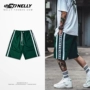 Tide thương hiệu quần hip hop chuỗi quần nam năm điểm quần thể thao retro quần short quần overalls quần thường thủy triều - Crop Jeans thời trang nam