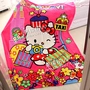 Hello kitty hello kitty nhung khăn được mùa hè làm mát bằng giải trí chăn điều hòa không khí chăn chăn lông cừu đẹp