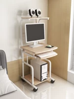 Bàn máy tính mini bàn làm việc đơn giản hiện đại tiết kiệm Bàn làm việc nhỏ bàn 2 tầng rời gia đình bàn học thông minh cho bé