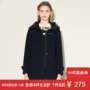 JUZUI Quỳ len áo len nữ phần ngắn Slim Hàn Quốc phiên bản 2017 mới trùm đầu màu rắn áo áo ấm nữ