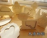Деревянная сверхлегкая фоторамка, глина, DIY, со снежинками