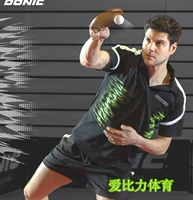 Быстросохнущая форма подходит для мужчин и женщин для настольного тенниса для тренировок, футболка с коротким рукавом, 2018, короткий рукав