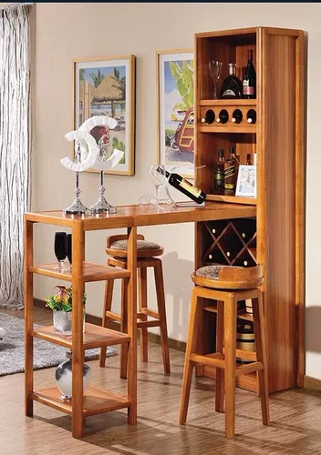 Американская сельская сплошная древесная батончики на стене мебель высокий батон