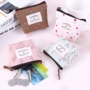 Hàn quốc phiên bản của ngắn ladies ví nhỏ siêu mỏng vải coin purse sinh viên thẻ mini bag wallet của phụ nữ dây kéo ví ví pedro