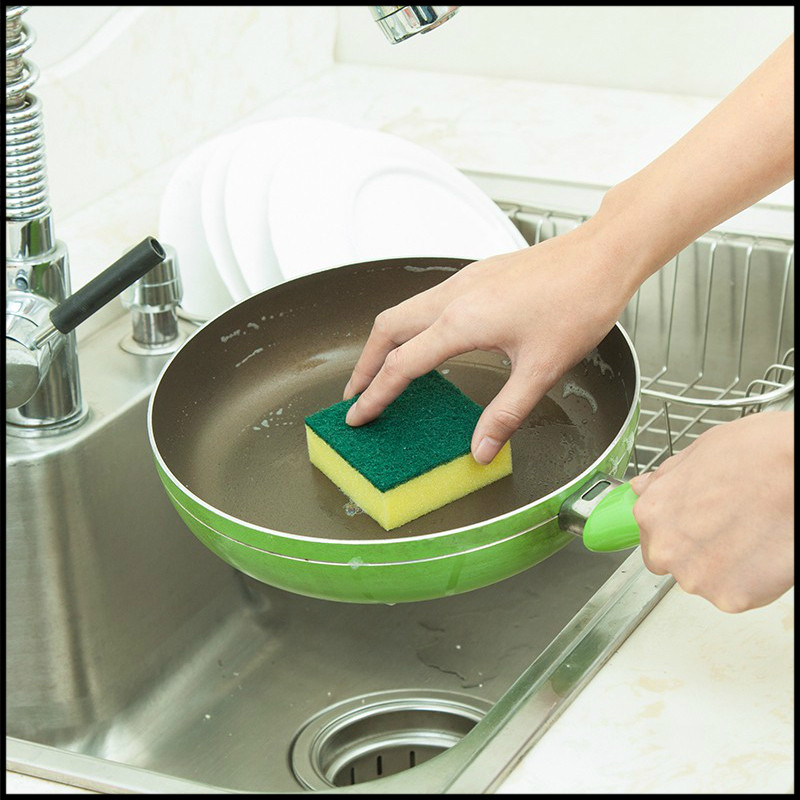 Baiwu ナノスポンジワイプ除染ノンスティックオイル食器洗い布マジックスポンジキッチンクリーニング食器洗いスポンジマジックワイプ