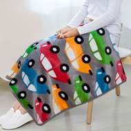 Dày flannel chăn điều hòa không khí phòng chăn chăn đôi đầu gối văn phòng bao gồm chân chăn giản dị sang trọng