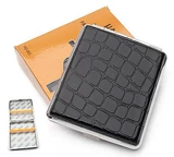 Креативный мужской ультратонкий портсигар, зажигалка