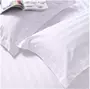 Khách sạn khách sạn bộ đồ giường bằng vải bông sọc ba centimet trắng mã hóa satin vỏ gối gối chống giật mình