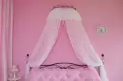 công chúa Hàn Quốc rèm cửa giường vỏ bánh lớp ren trang trí màn chống muỗi trẻ em đôi dây kéo con dấu công chúa Phòng - Bed Skirts & Valances