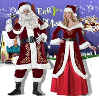 Рождественский костюм подходит для мужчин и женщин, рождественская парная одежда для влюбленных, европейский стиль