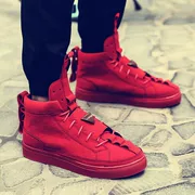 Mùa xuân của nam giới giày nam cao-top giày tăng thể thao Gaobang của nam giới khởi động Hàn Quốc giày thường của nam giới giày khiêu vũ đường phố giày thủy triều